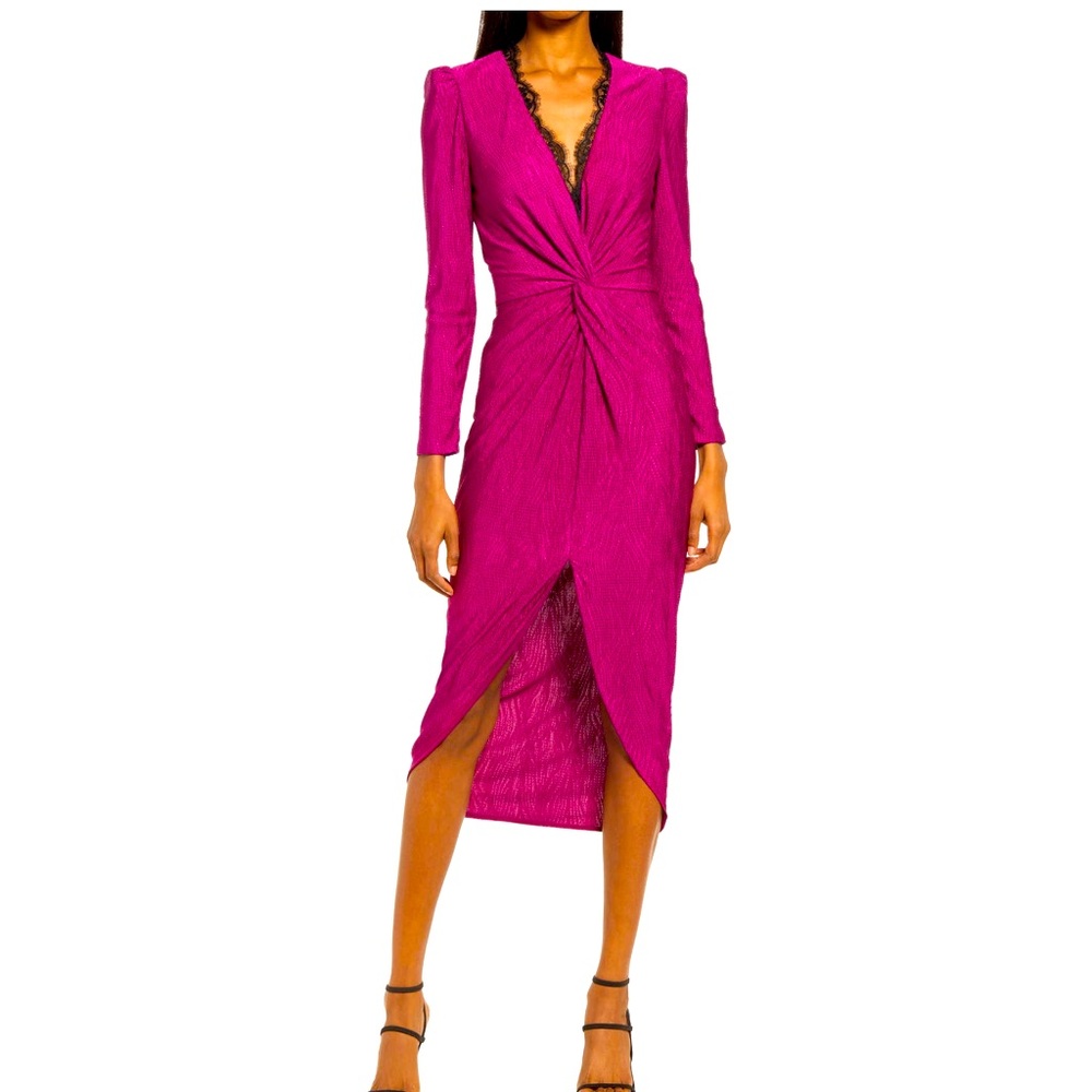 SAYLOR puff sleeve dress